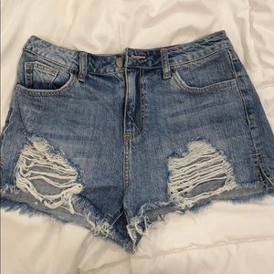 High waisted shorts